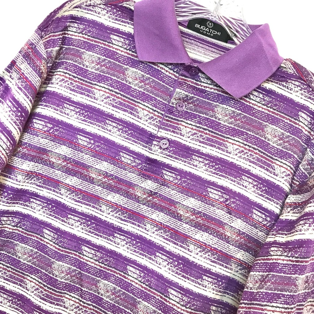 BUGATCHI Uomo Polo Shirt Size M